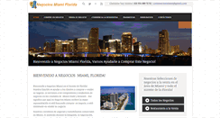 Desktop Screenshot of negociosmiamiflorida.com