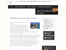 Tablet Screenshot of negociosmiamiflorida.com